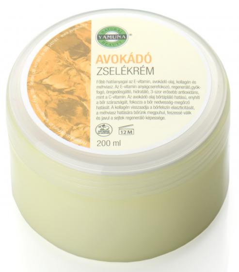 Yamuna - Avokádový gel krém 200ml - s kolagenem