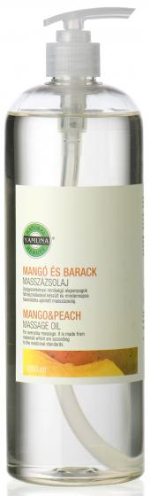 Yamuna Mango - broskev 1000 ml - mas�n� t�lov� olej (uvol�uje nap�t�)