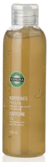 Yamuna - Kofeinový gel na celulitidu 250ml - s anticelulitidnímy účinky, obsahuje10% kofeinu