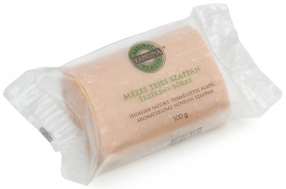 Yamuna - Med-mléko 100g - mýdlo lisované za studena balené