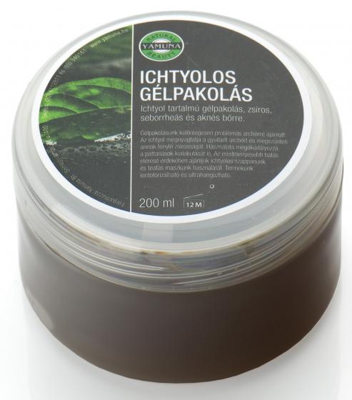 Yamuna - Ichtyolový gel 200 ml – pro mastnou a aknetózní pleť, po depilaci, peelingu, akné