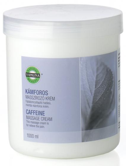 Yamuna - Masážní krém s mentolem a kafrem 1000ml - proti bolesti, protizánětlivé účinky