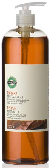 Yamuna Chilli olej 1000 ml - masážní tělový olej (štiplavý a proti celulitidě)