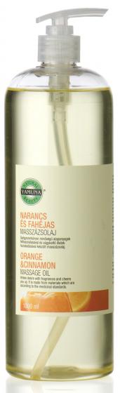 Yamuna Pomeranč – skořice 1000 ml - masážní tělový olej (vyvolává touhy)