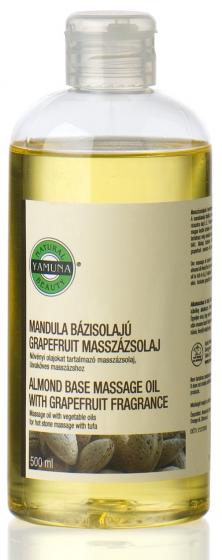 Yamuna - Masážní a tělový olej 500ml - grapefruitový v mandlovém oleji