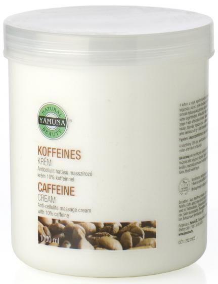 Yamuna - Krém na celulitidu 1000ml - kofeinový s 0,5% skořice