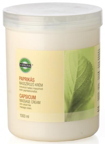 Yamuna - Krém na celulitidu 1000ml - paprikový (prohřívací)