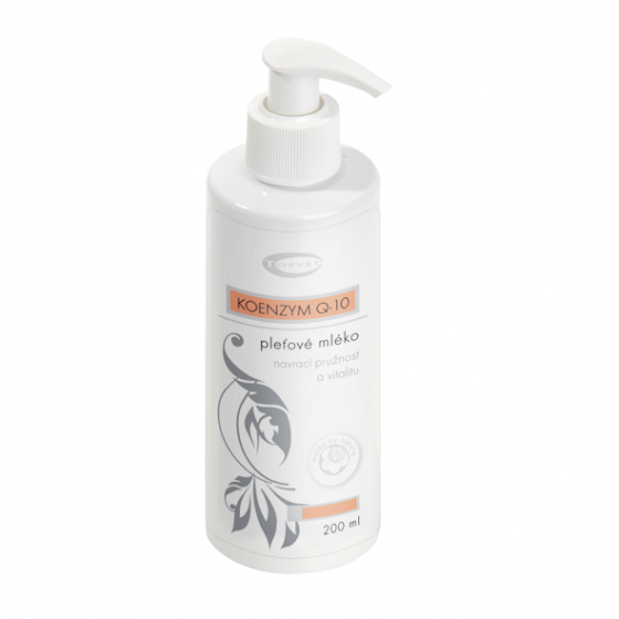 Topvet - Koenzym Q-10 pleťové mléko 200ml - tlumí projevy stárnutí, zvyšuje elasticitu