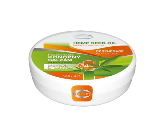 Topvet - Regeneran konopn balzm 34% 150ml - pe o ekzematickou a svdivou ple