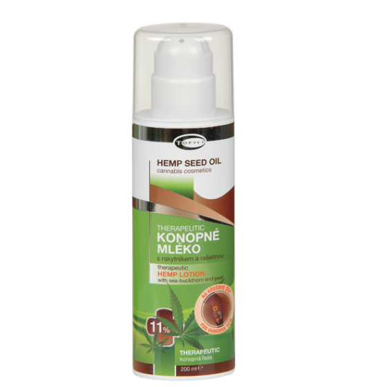 Topvet - Therapeutic konopn mlko na keov ly 11% 200ml - pomh tlumit bolesti keovch il