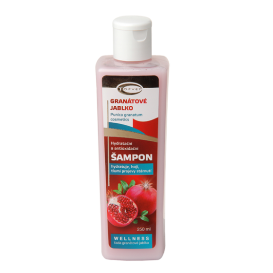 Topvet - Granátové jablko - wellness šampon 250ml - hydratační a antioxidační