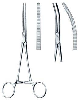 Peán zahnutý - chyrurgická ocel 16cm vhodný pro baňkování