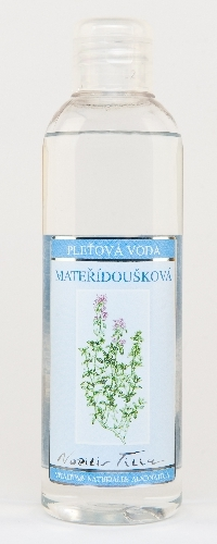 Nobilis - Pleťová voda mateřídoušková 10 ml - pro mastnou a smíšenou pleť, vhodná k obkladům při bolestech hlavy