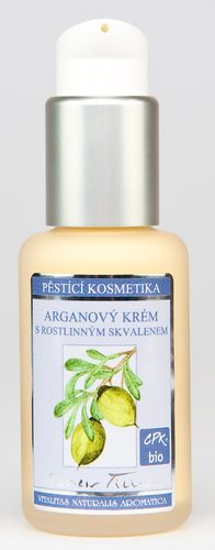 Nobilis - Arganový krém 50 ml - vyhlazuje, zjemňuje a chrání pleť, má hydratační a revitalizační účinky, chrání ph