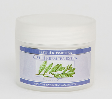 Nobilis - Čistící krém tea extra 100 ml - bylinný krém s tea tree a solí z Mrtvého moře na aknózní a ekzematickou pleť