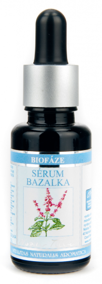 Nobilis - Sérum Bazalka 20 ml - hydratuje a zlepšuje vitalitu zralé pleti, zpomaluje tvorbu vrásek