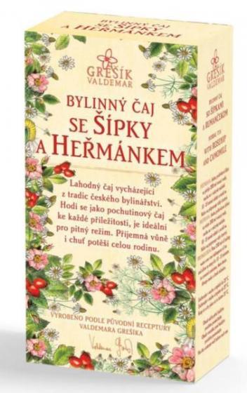 Grešík - Se šípky a heřmánkem 50 g - bylinný čaj sypaný