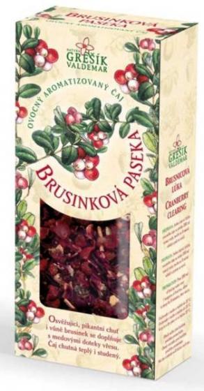 Grešík - Brusinková paseka 100 g - ovocný čaj sypaný