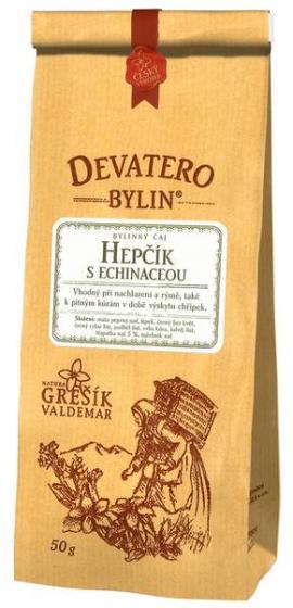 Gre��k - Hep��k s echinaceou 50 g - devatero bylin - vhodn� p�i nachlazen�
