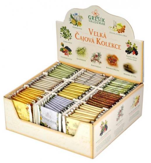 Grešík - Velká čajová kolekce 9x10 nálevových sáčků