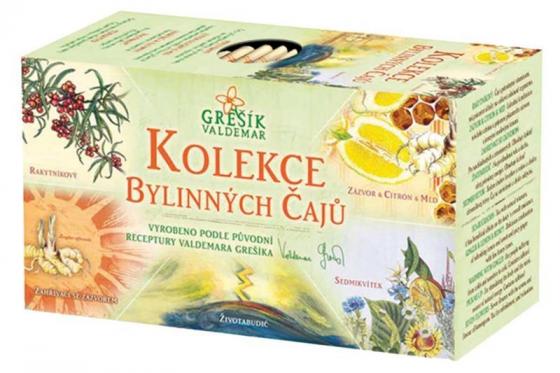 Grešík - Kolekce Bylinných čajů 5x4 nálevových sáčků