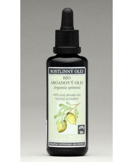 Nobilis - Arganový olej Bio 50 ml fialové sklo - elixír krásy vyhlazuje a zvláčňuje, chrání a hydratuje