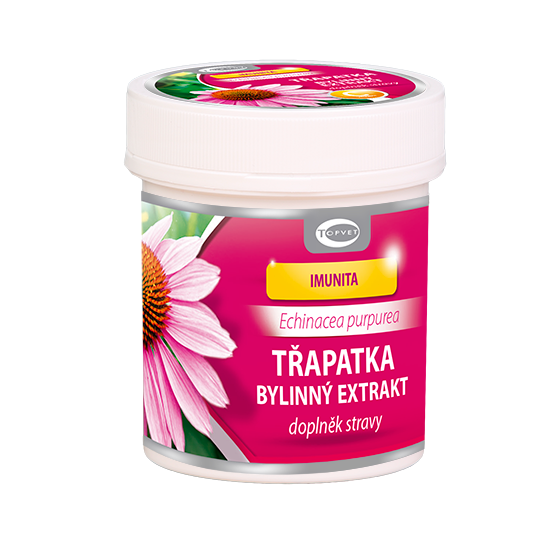 Topvet - Echinacea purpurea PLUS 60tobol. s vitam. C - podpora odolnosti, doplněk stravy