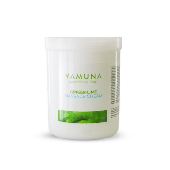 Yamuna - Masážní krém Zázvor - Limetka 1000ml
