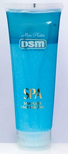 DSM - Bezmýdlový peeling na obličej 250ml směs kvítí (modré) kosmetika Mrtvého moře