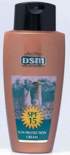 DSM - Ochranný sluneční krém (SPF 15) 250ml - Kosmetika Mrtvého moře