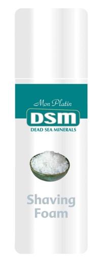 DSM - Holící pěna s minerály, aloe vera a panthenolem 250ml - kosmetika Mrtvého moře