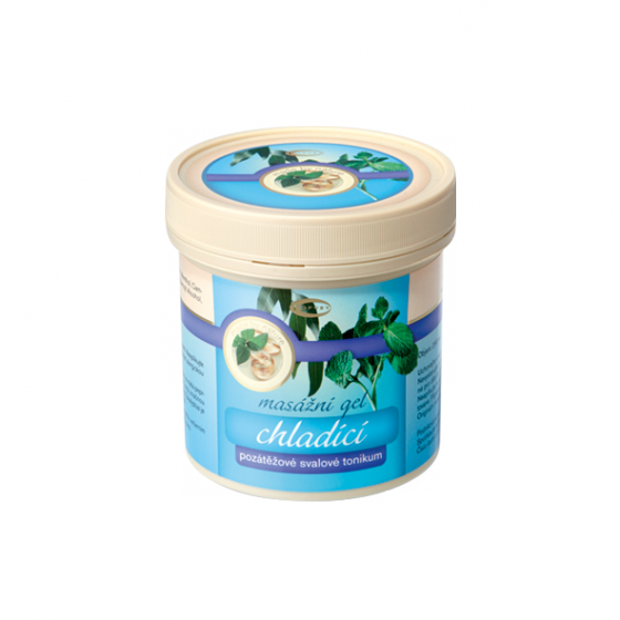 Topvet - Chladící masážní gel 250ml pozátěžové svalové tonikum