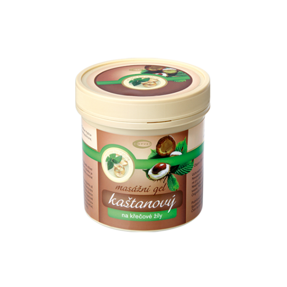 Topvet - Kaštanový masážní gel 250ml na křečové žíly