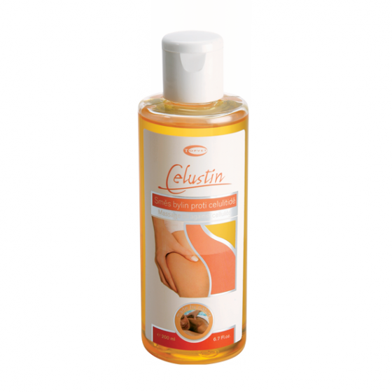 Topvet - Celustin masážní olej 200ml směs proti celulitidě