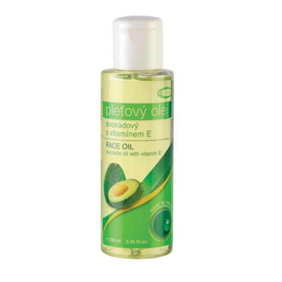 Topvet - 100% Avokádový pleťový olej 100ml s obsahem vitamínu E
