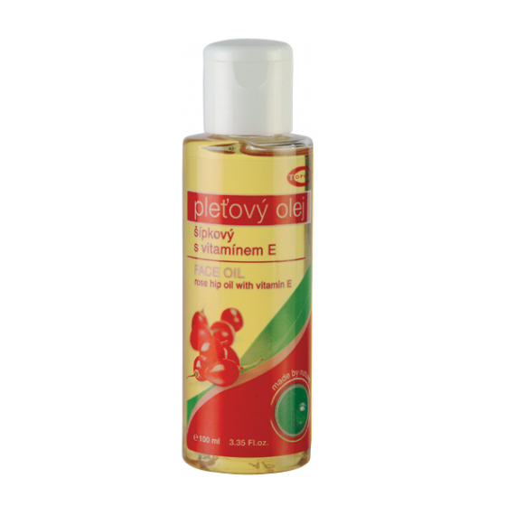 Topvet - 100% Šípkový pleťový olej 100ml s obsahem vitamínu E
