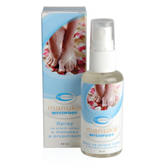 Topvet - Manuka Mycofoot 50ml spray na plísně nohou s manukou a propolisem