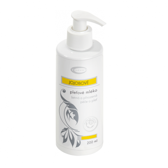 Topvet - Jojobové bylinné pletové mléko 200ml na denní péči o pleť