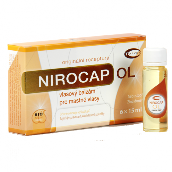 Topvet - Nirocap OL vlasov srum pro mastn vlasy 6x15ml