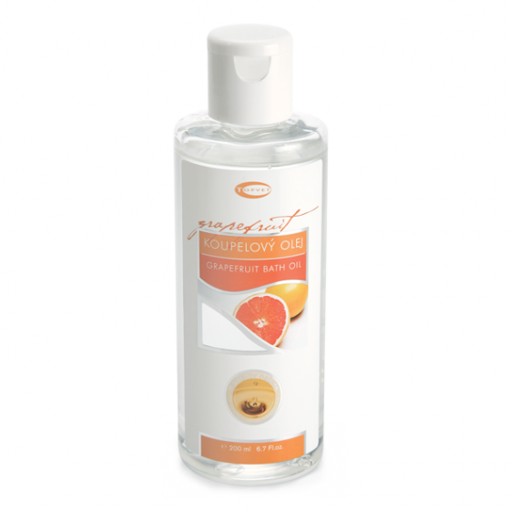 Topvet - Grapefruitový koupelový olej 200ml proti stresu, únavě, strachu, stimilace