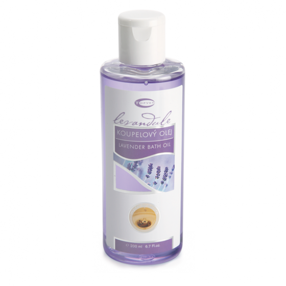 Topvet - Levandulový koupelový olej 200ml proti stresu a depresích, desinfikuje, regeneruje
