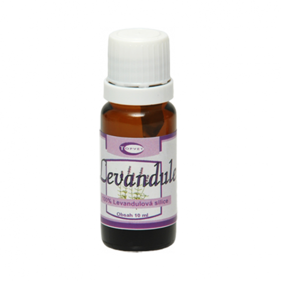Topvet - Levandule 100% silice 10ml tiší bolesti hlavy při migrénách