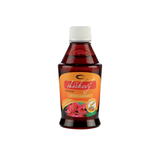 Topvet - Ibiškový bylinný sirup 320g - při kašli a nachlazení