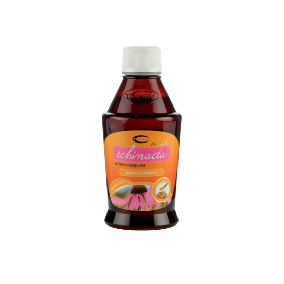 Topvet - Echinacea bylinn sirup 320g (tapatka) - podpora odolnosti, vysoce inn pi chipce a nachlazen