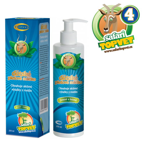 Safari Topvet - Dtsk pleov mlko 250ml