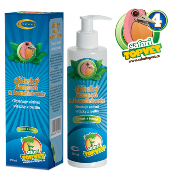 Safari Topvet - Dětský šampon a kondicionér 250ml