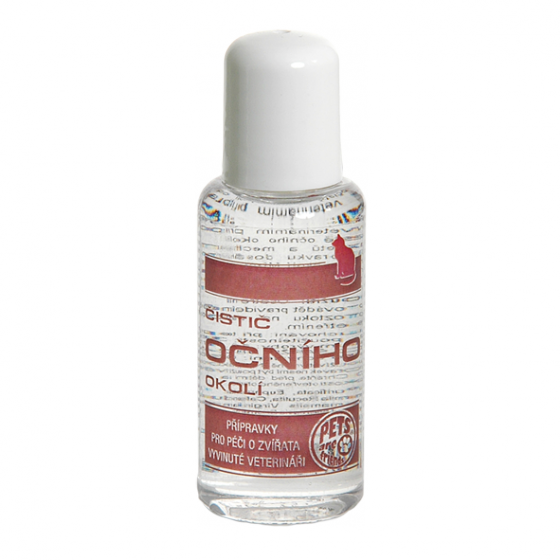 Topvet - Čistič očního okolí pro kočky 50ml - prevence chorob oka, první pomoc